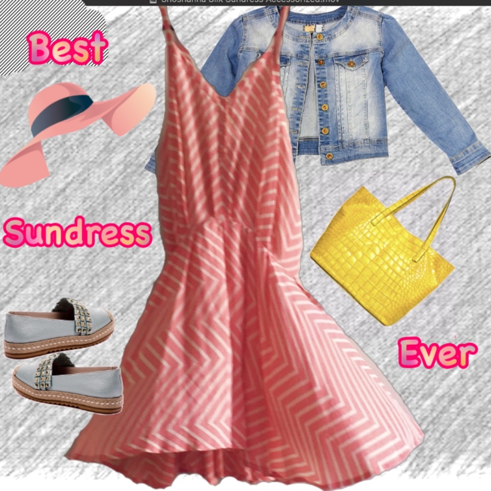 Silk Sundress by  French Connection